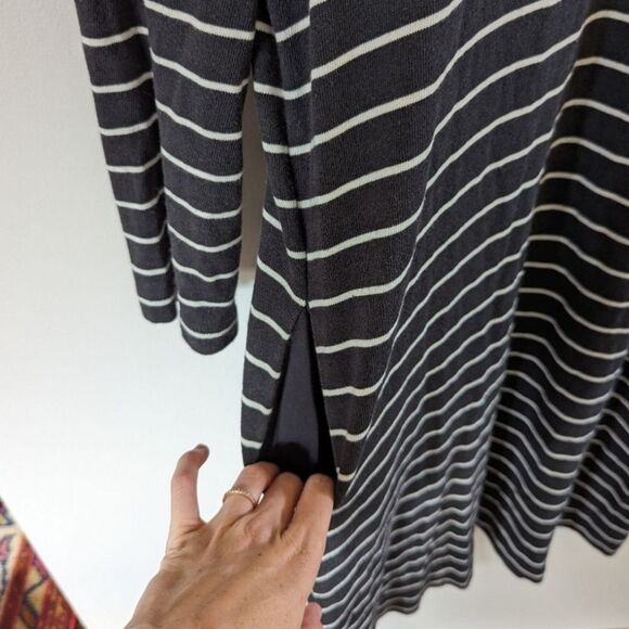 Marine Layer Modal Nautical Stripe Navy White McKenzie 3/4 sleeve Dress S Small - Picture 5 of 10